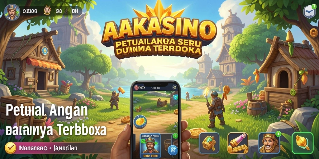 Screenshot gameplay AAKASINO menampilkan aksi seru di dunia terbuka.