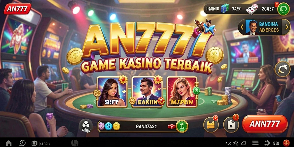 Screenshot gameplay AN777 menampilkan aksi seru dalam permainan Kasino.