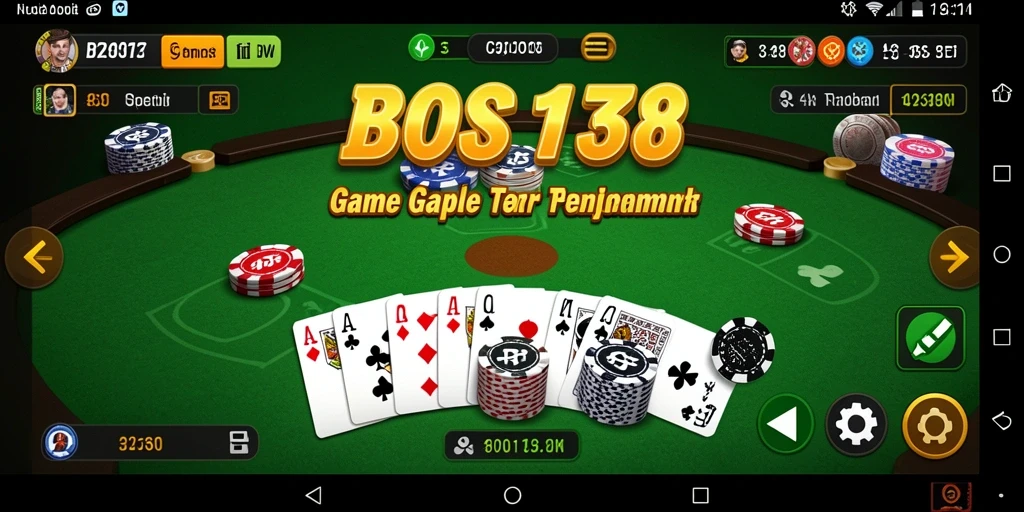 Tampilan bermain Gaple yang menarik dan mengasyikkan.