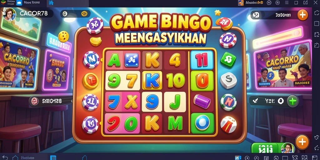 Tampilan gameplay seru dari game Bingo CACOR78.