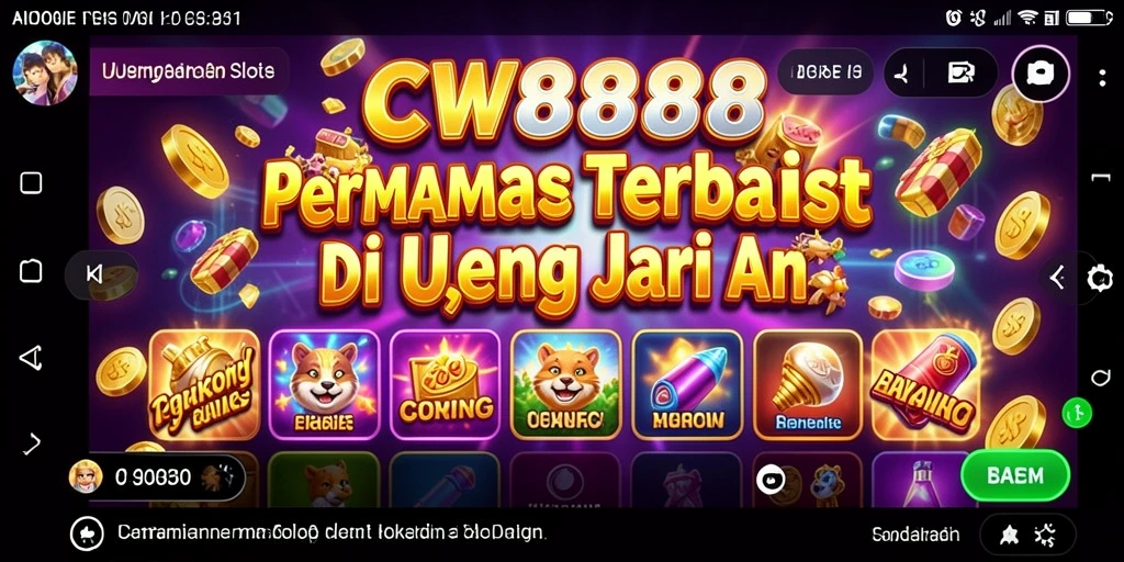 Gameplay seru dan mendebarkan di CW8888, cocok untuk penggemar slot.