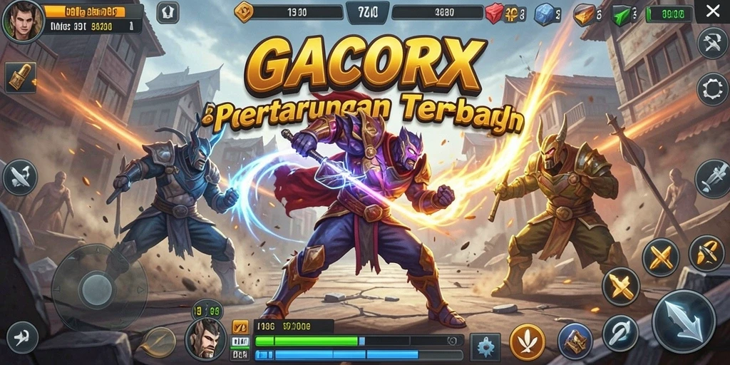 GACORX menampilkan gameplay Fighting yang mendebarkan dan penuh aksi.