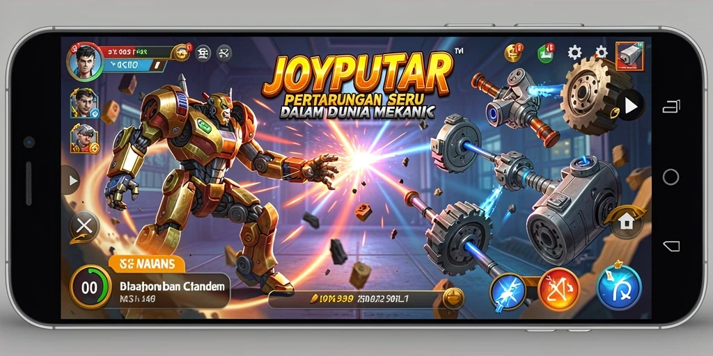 Tampilan seru dari gameplay pertarungan di JOYPUTAR.