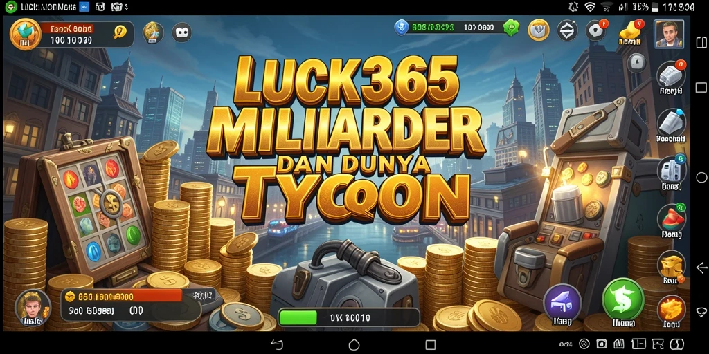 Tampilan gameplay LUCK365 yang menampilkan keseruan Tycoon.
