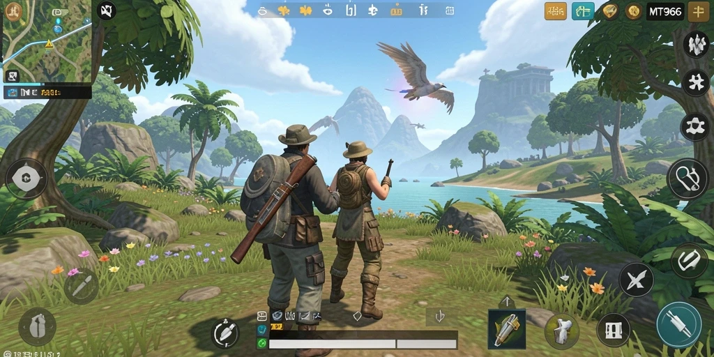 Gameplay seru dan interaktif di dunia terbuka MT966.