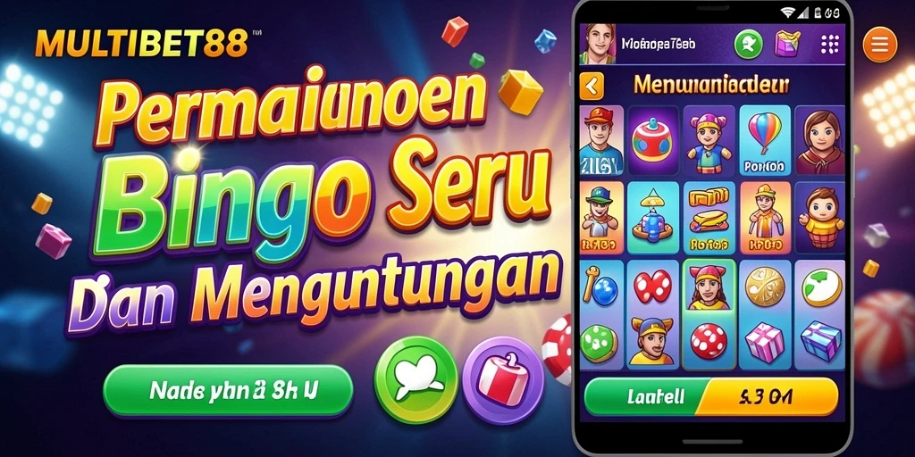 Tampilan gameplay seru di MULTIBET88 saat bermain Bingo.