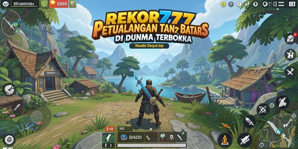 Tampilan gameplay menarik dari REKOR777 di dunia terbuka.