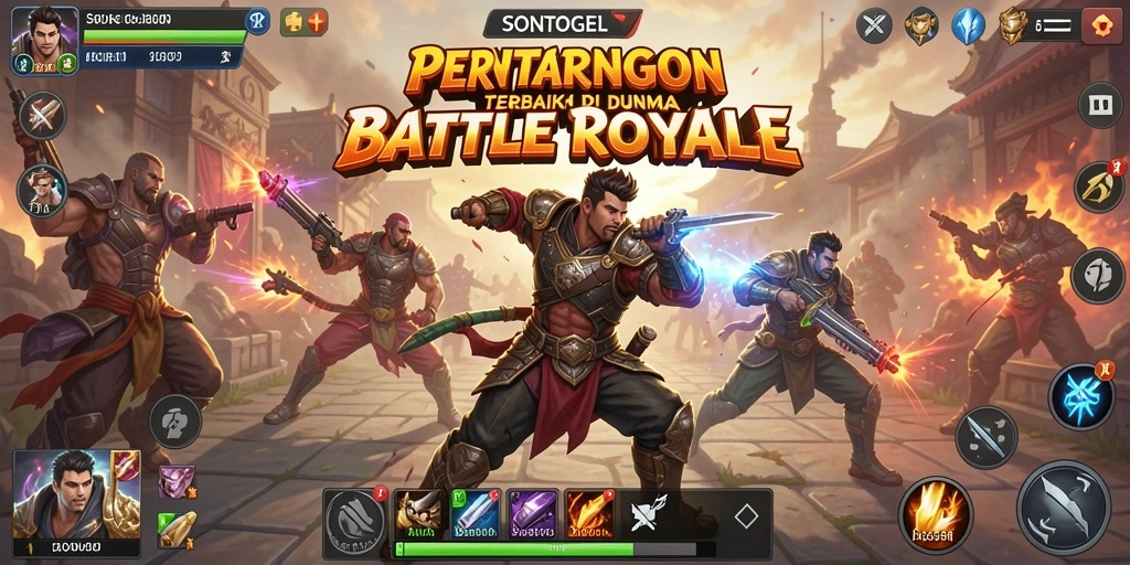 Tampilan seru pertarungan di SONTOGEL dengan grafis menawan.