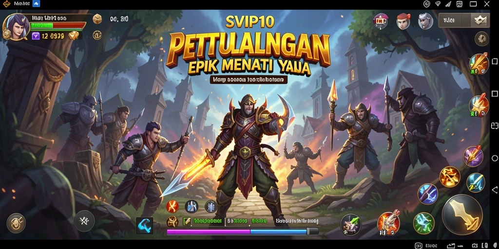 Tampilan gameplay SVIP10 dengan aksi petualangan yang mendebarkan.