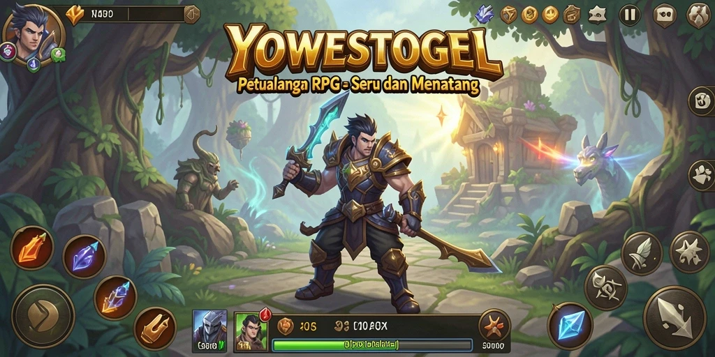 Gameplay seru YOWESTOGEL dengan aksi RPG yang mendebarkan.